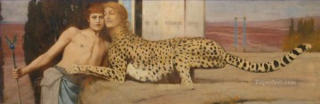 100 Great Art Painting - Fernand Khnopff The Caress